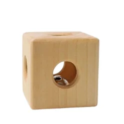 Grimm's Sensory Toys>Rattle Cube with Bell