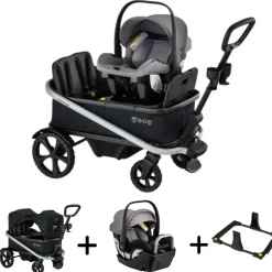 Bob Travel Systems|Wagons>Renegade Wagon + Willow S Infant Car Seat Bundle