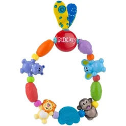 Nuby Silicone Teethers>Safari Loop Teether