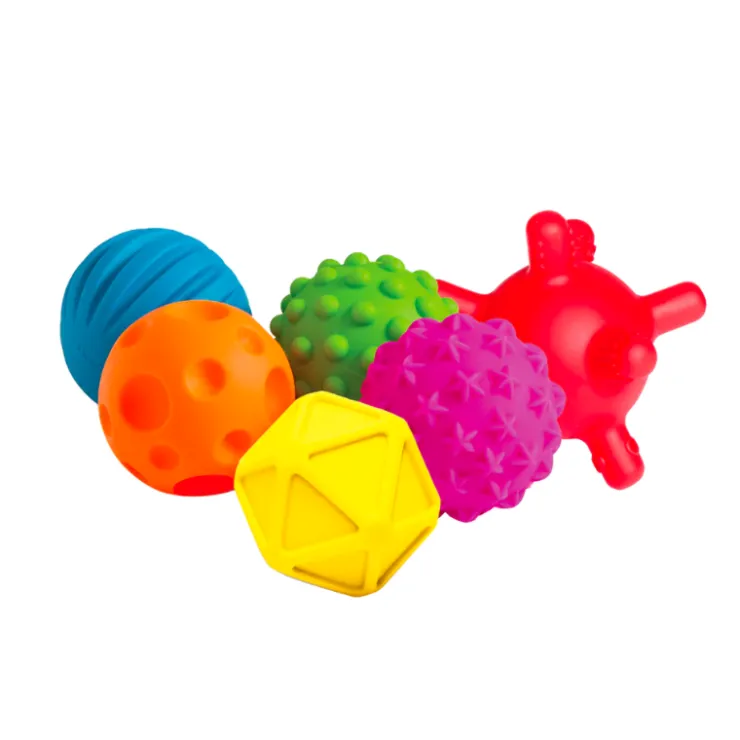 EduShape Sensory Toys>Sensory Mini Balls - 6 Pack
