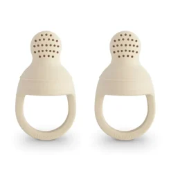 Mushie Self Feeders>Silicone Fresh Food Feeder - 2 Pack