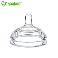 Haakaa Bottle Feeding>Silicone Gen3 Anti-Colic Nipple 2 Pack