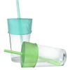 GoSili Tableware>Silicone Straw Lid - 2 Pack