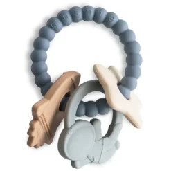 Mushie Silicone Teethers>Silicone Teething Ring