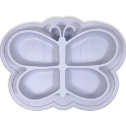 Kushies Tableware>Siliplate - Butterfly