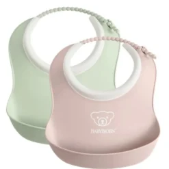 BabyBjorn Bibs & Burp Cloths>Small Baby Bib - 2 Pack