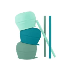 Boon Tableware>Snug Straw Lids - 3 Pack