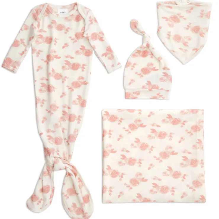 Aden & Anais Sleepers>Snuggle Knit Newborn Gift Set