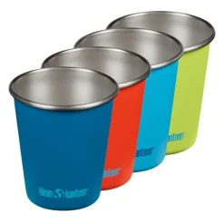 Klean Kanteen Tableware>Stainless Steel 10oz Cup - 4 Pack