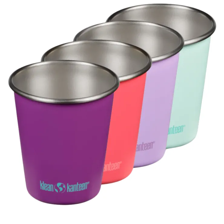 Klean Kanteen Tableware>Stainless Steel 10oz Cup - 4 Pack