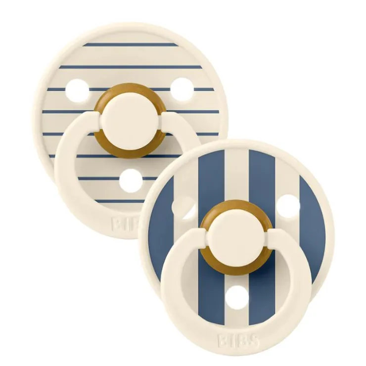 BIBS Pacifiers|Pacifier Sets>Studio Collection Natural Rubber Pacifier - 2 Pack