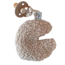 Pip + Phee Pacifiers|Pacifier Clips>Teddy Moon Pacifier Holder