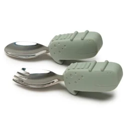 LouLou Lollipop Tableware>Toddler Learning Spoon and Fork Set