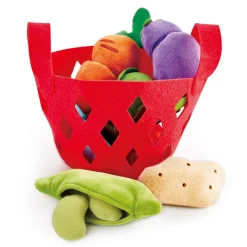 Hape Pretend Play>Toddler Vegetable Basket
