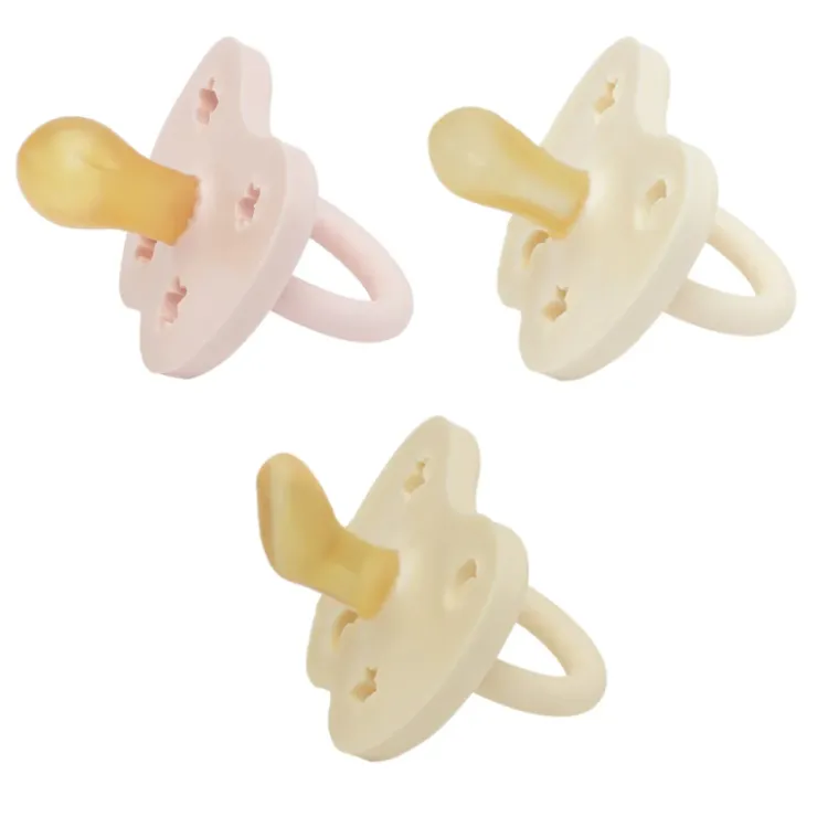Hevea Pacifiers|Pacifier Sets>Trial Trio-Pack Natural Rubber Pacifiers