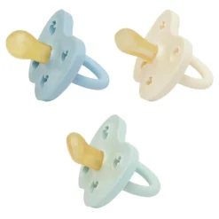 Hevea Pacifiers|Pacifier Sets>Trial Trio-Pack Natural Rubber Pacifiers