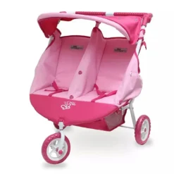 Valco Baby Dolls>Twin Mini Marathon Butterfly Pink Dolls Stroller