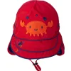 CaliKids Hats>UV Flap Hat - Racy Red