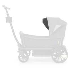 Veer Wagons|Wagon Accessories>Visor for Retractable Canopy - Grey