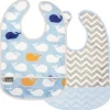 Kushies Bibs & Burp Cloths>Waterproof Clean Bibs - 2 Pack