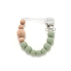 LouLou Lollipop Pacifiers|Pacifier Clips>Wood + Silicone Pacifier Clip
