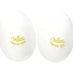 Vilac Musical Toys>Wooden Egg Maracas - White