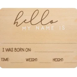 Pearhead Milestones>Wooden Fill in Photo Prop