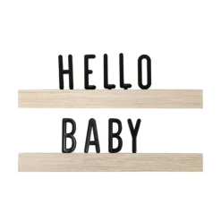 Pearhead Letterboards>Wooden Letter Ledge Set