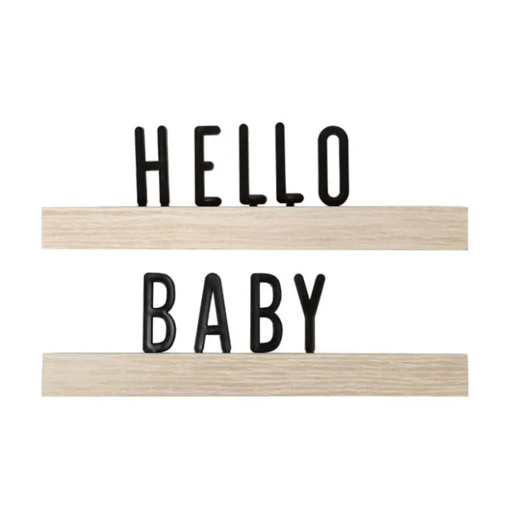 Pearhead Letterboards>Wooden Letter Ledge Set