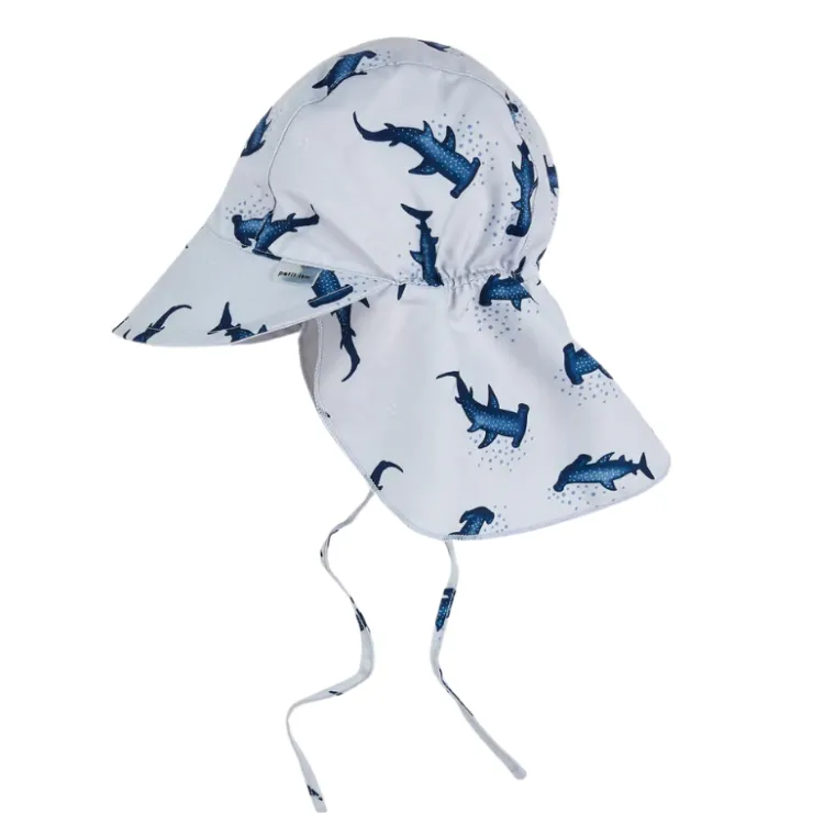 Petit Lem Hats>Woven Flap Hat