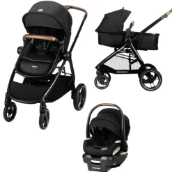 Maxi-Cosi Travel Systems>Zelia Luxe 5-in-1 Modular Travel System